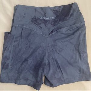 Alphalete Alphalux Force Shorts in Cyclone Blue (M)